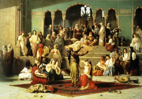 Vincenzo Marinelli Italia Danza de la abeja en el harem de 1862