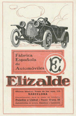 La primera industria del automóvil 100% catalana: «Fábrica Española de Automóviles&nbsp;Elizalde»