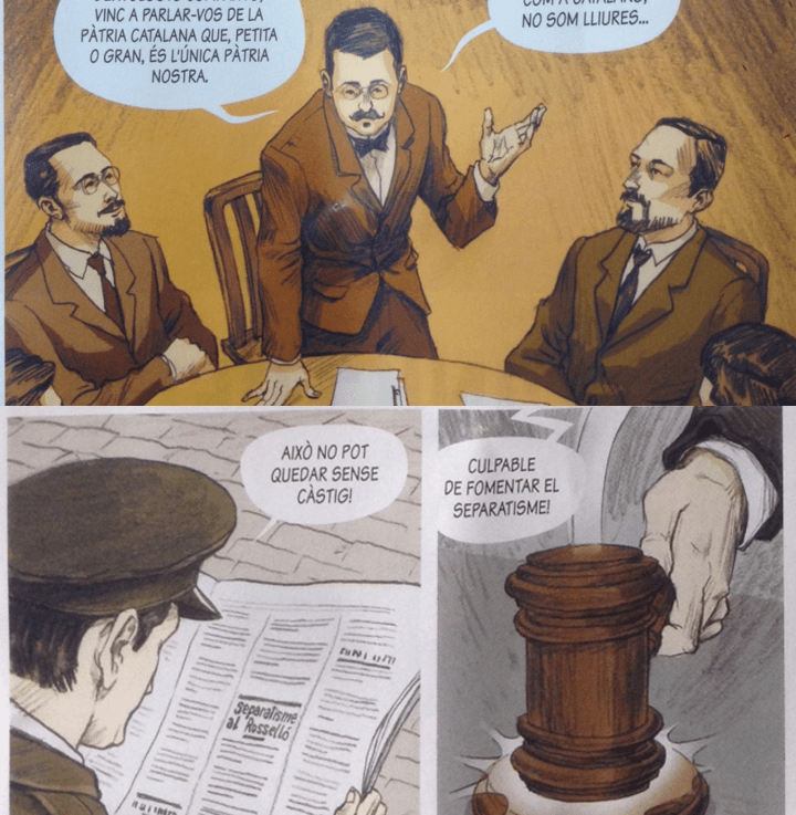 Sigue el “Espanya contra Catalunya”: la Diputación de Barcelona regala un comic&nbsp;separatista.