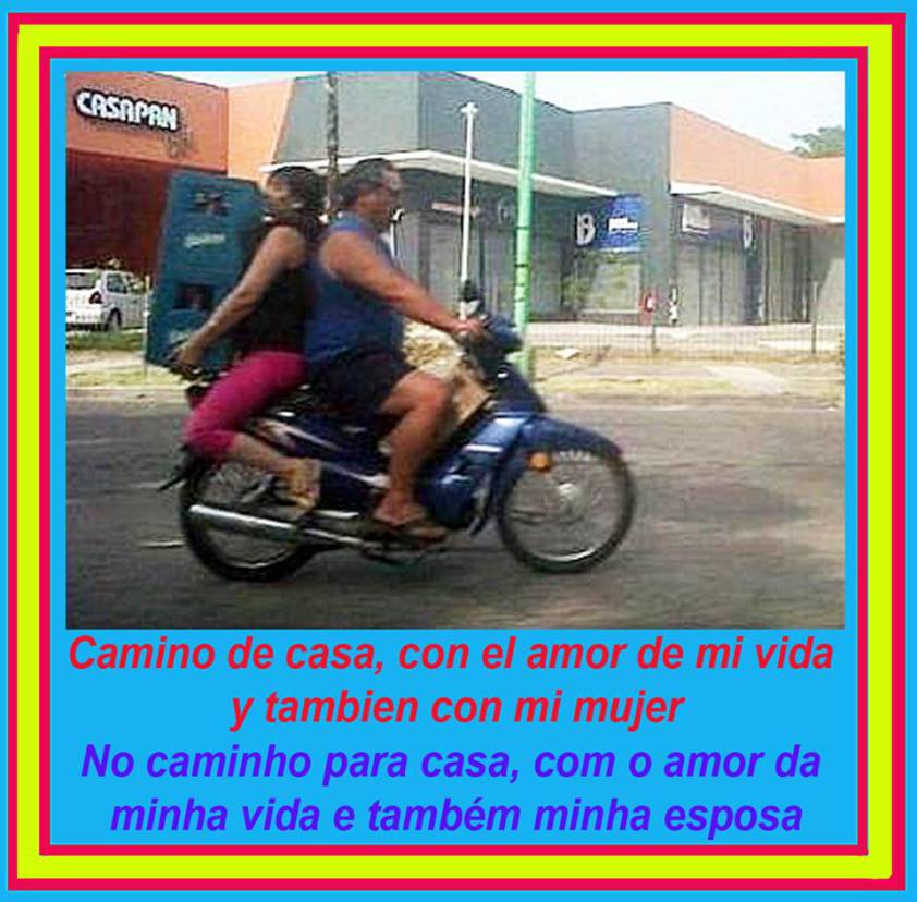 Camino de casa con el amor de mi vida y también con mi mujer