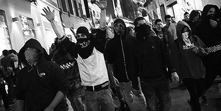 LA ACTITUD DE PABLO IGLESIAS FOMENTA LOS GESTOS MÁS CHULESCOS EN SUS SEGUIDORES