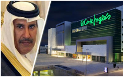 El ex primer ministro de Qatar, el multimillonario jeque Hamad Bin Jassim Bin Jaber Al Thani, ha comprado el 10% de El Corte Inglés por 1.000 millones de euros.