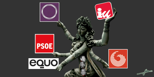 Juegos de malabares de la irracional izquierda española.