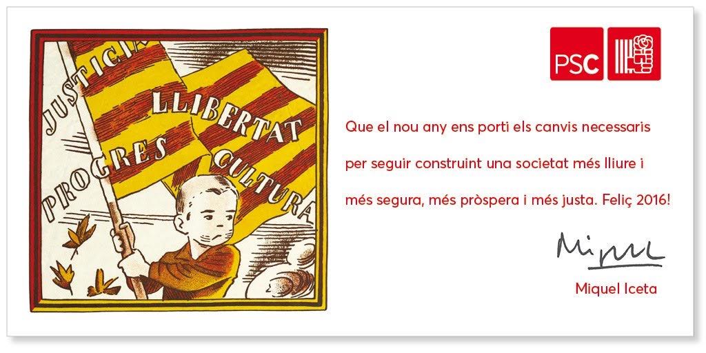 El «christmas» del PSC desconcierta a Artur&nbsp;Mas