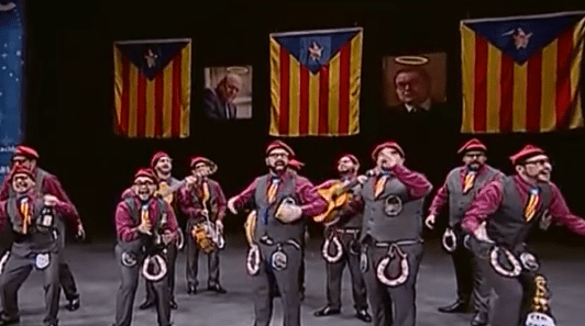 Así se chirigotean en Cádiz del&nbsp;separatismo