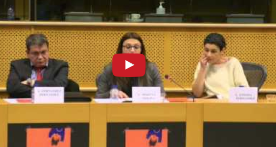 Una madre llora en el Parlamento Europeo explicando el calvario de&nbsp;«laimmersió»