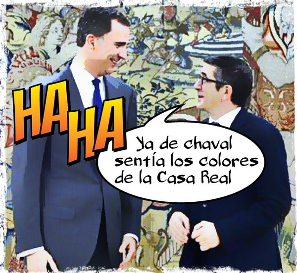 El Pachi, haciendo la pelota para ver si liga otro puestecillo