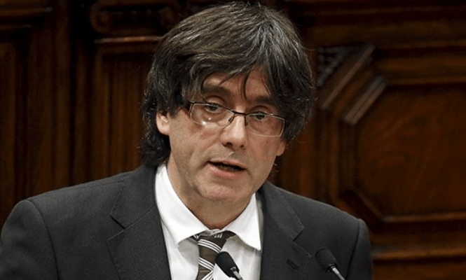 Carlos Puigdemont, presidente de la Generalidad catalana