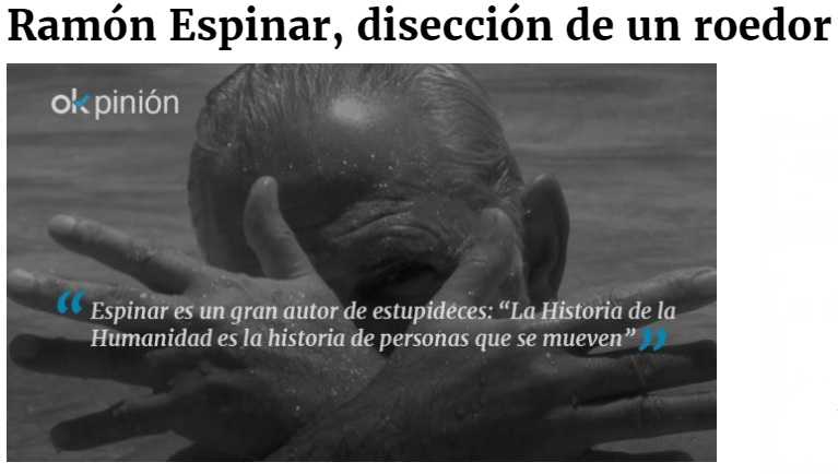 Ramón Espinar,disección de un roedor. -Jimmy Giménez-Arnau/OK Diario-