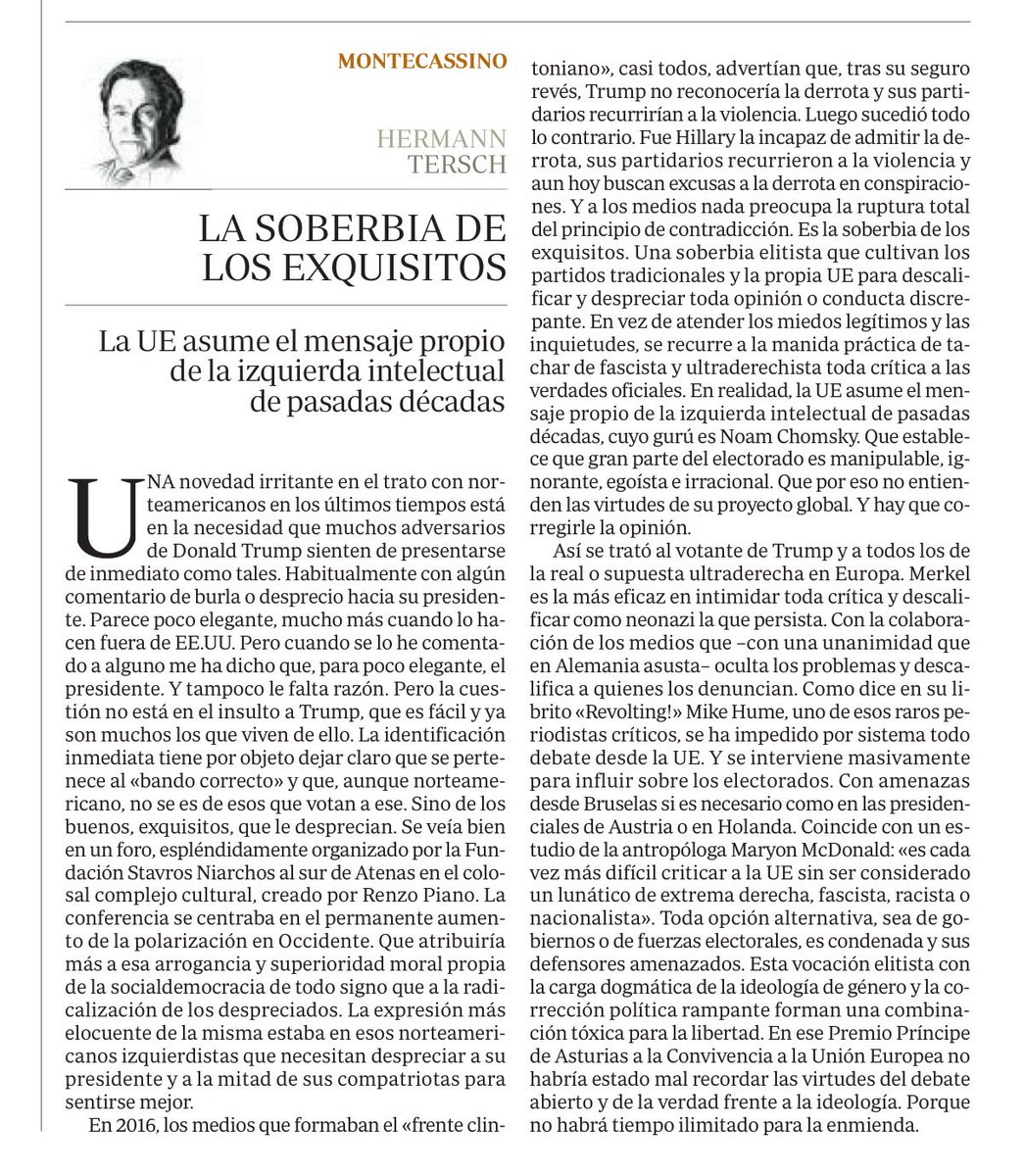 La soberbia de los exquisitos