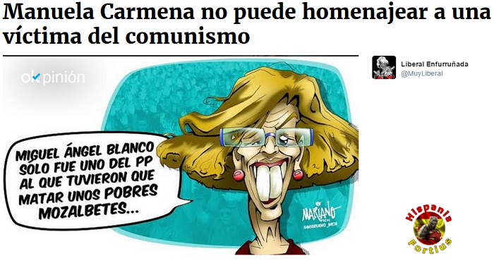 Manuela Carmena no puede homenajear a una víctima del comunismo -Liberal Enfurruñada/OK&nbsp;Diario-