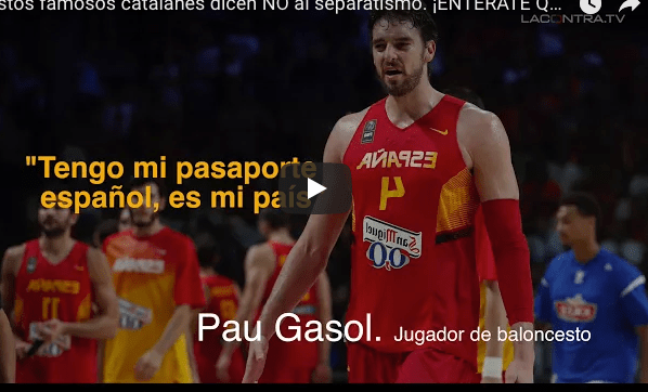 Estos famosos catalanes dicen NO al separatismo. ¡ENTÉRATE QUIENES&nbsp;SON!