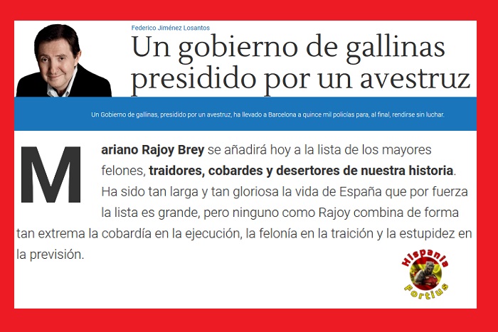 Un gobierno de gallinas presidido por un avestruz. -F.J.Losantos/LD-