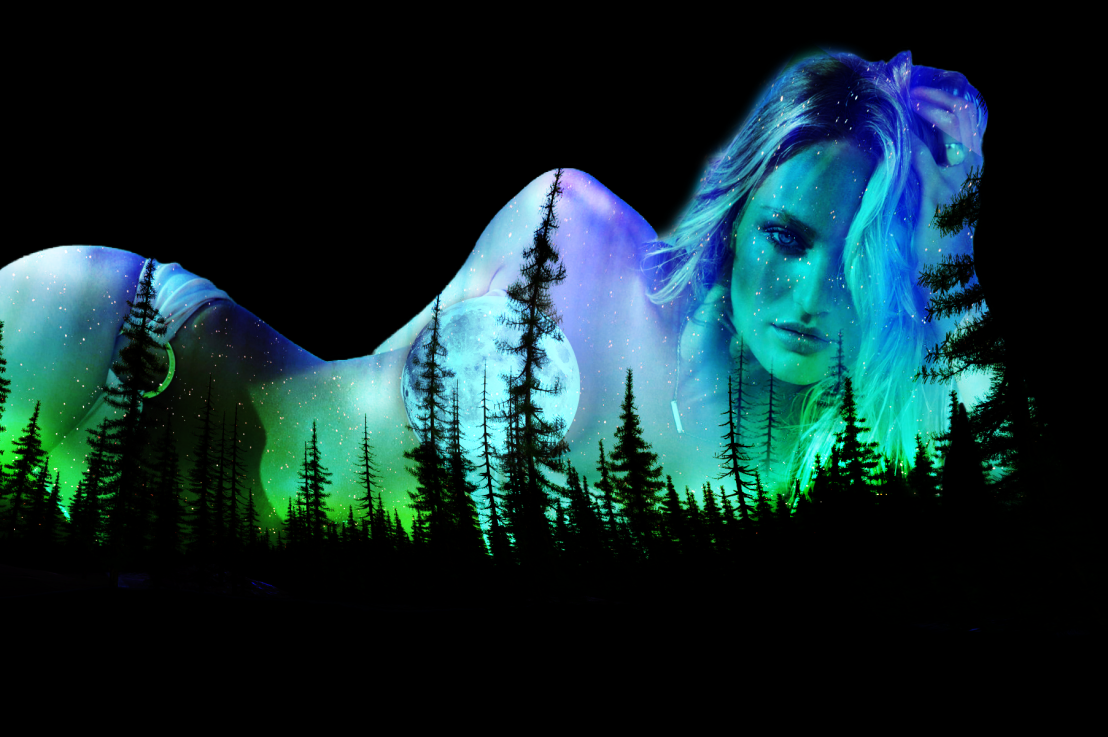 Electrifying Body Paintings Viewed Under Black Light by John&nbsp;Poppleton