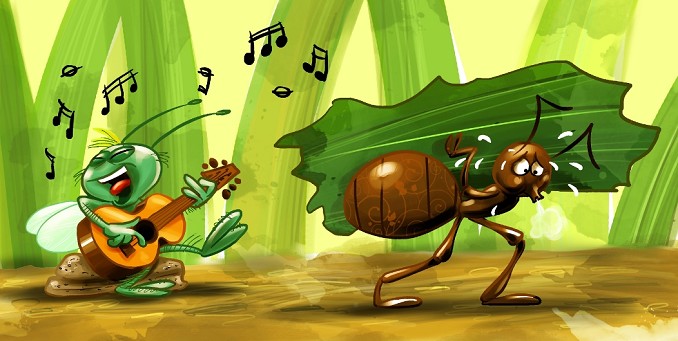 La fábula de las pensiones, la cigarra y la&nbsp;hormiga