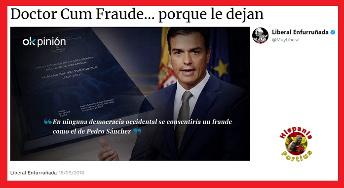 Doctor Cum Fraude… porque le dejan. -Liberal Enfurruñada/OK&nbsp;Diario-