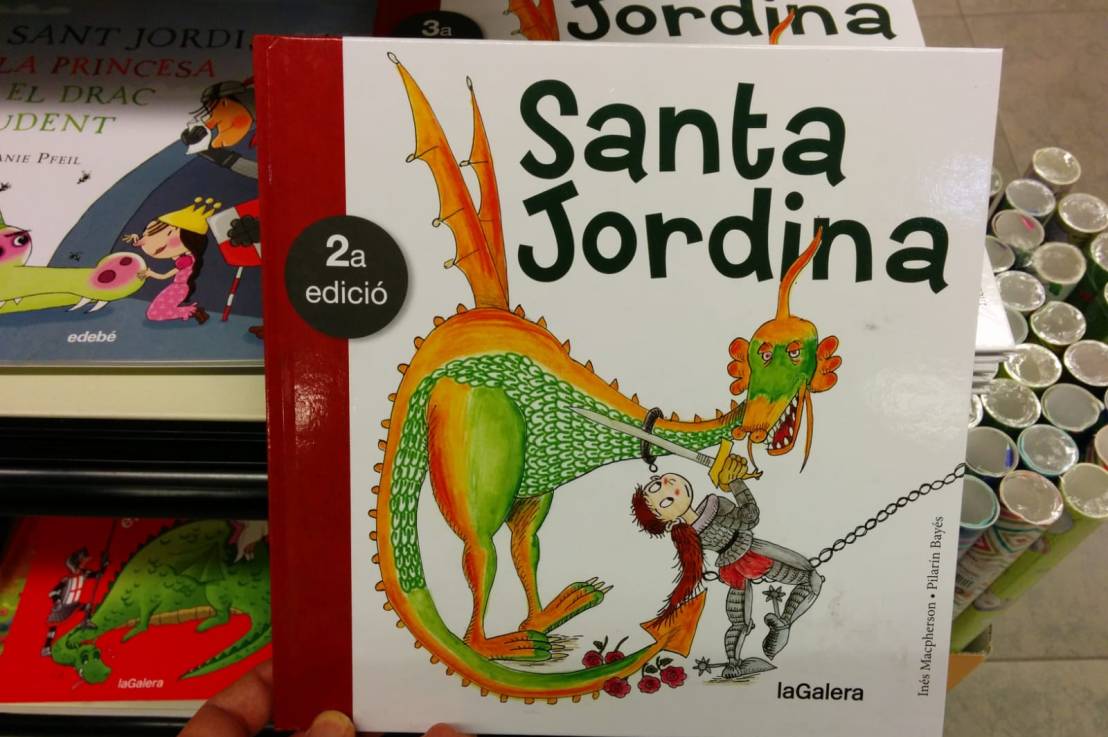 LA SUBNORMAL CORRECCION POLÍTICA: SANT JORDI FEMINIZADO COMO SANTA&nbsp;JORDINA