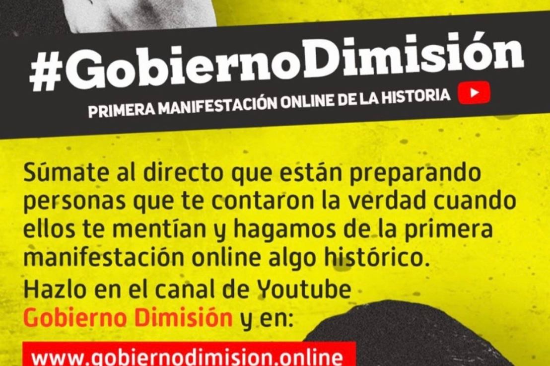 ¡¡ÚNETE!! España se mueve: pionera manifestación mundial online y es contra la gestión de Pedro Sánchez en el&nbsp;Covid-19