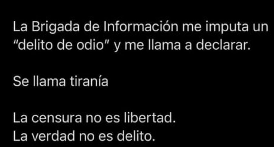 Así te censuran si mentas las canalladas de gentes de nacionalidades&nbsp;innombrables